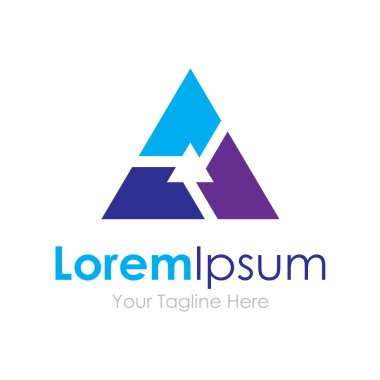 Başarılı ortaklık grup çalışması teknoloji üçgen kavramı öğeleri simge logosu