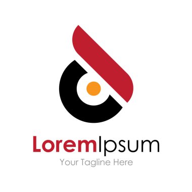 Her zaman izlerken baykuş göz kavramı öğeleri simge logosu