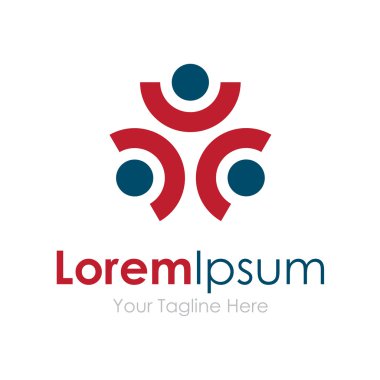 Grup birliği dayanışması kalkan nokta konsepti elemanları simgesi logosu