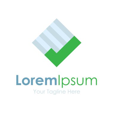 Yeşil kene iyi izleyin kavramı öğeleri simge logo ile