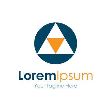 Gizli üçgen göz simgesi kavramı öğeleri simge logosu