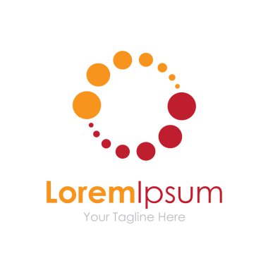 Denge nokta kavramı öğeleri simge logo yükleme