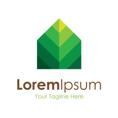 Büyük yaprak yapısı silueti kavramı simge logosu