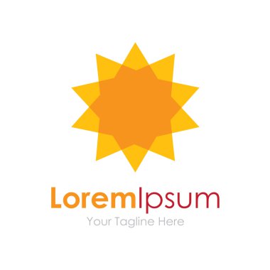 Büyük parlak güneş yeni dekorasyon konsepti öğeleri simge logo süsleme
