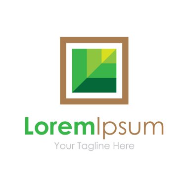 Çerçeve doğa Eko kavramı öğeleri simge logosu