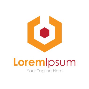 Geleceğin bilgisayar teknolojisi öğeleri logosunu kavramsallaştır