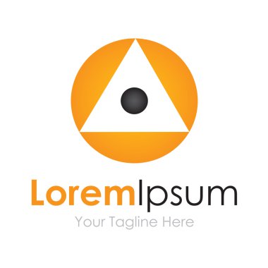 Üçgen ilerleme sembolü kavramı öğeleri simge logosu