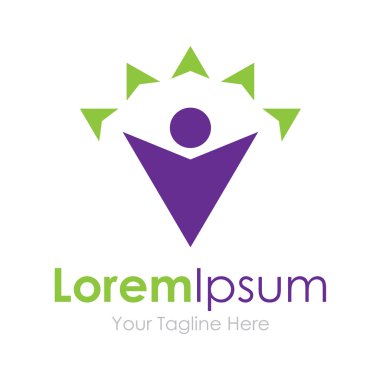 Hayat hikaye başarı fırsatları kavramı öğeleri simge logo