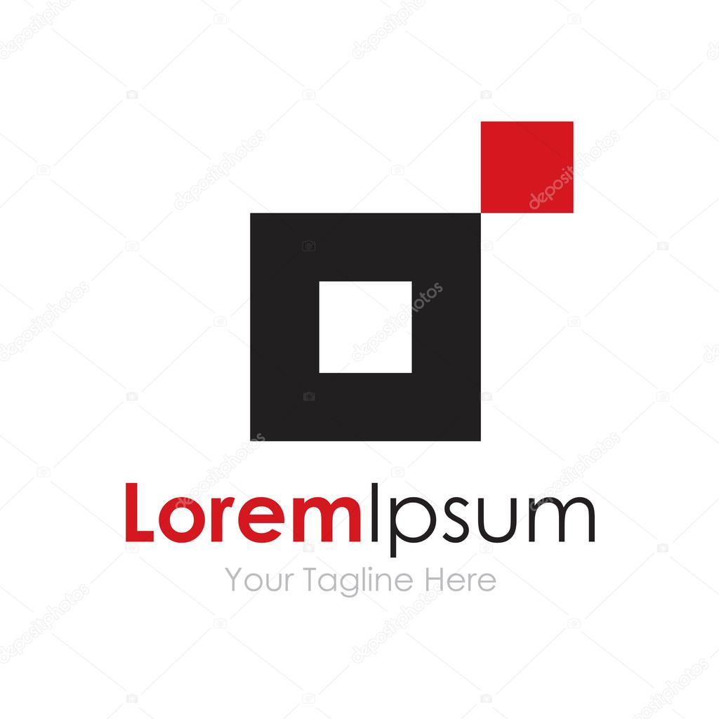 Thinking smart sharp outside the box concept elements icon logo