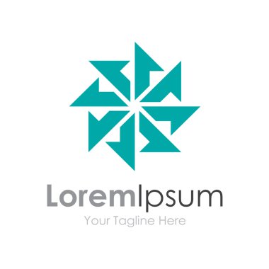 Jilet gibi teknik daire iş öğesi simgesi logosu