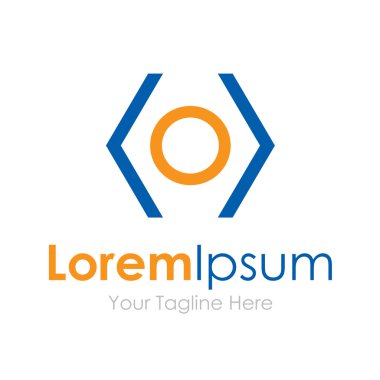 Birincil odak objektif iş öğesi simgesi logosu