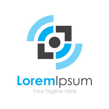 Göz görüşü element simgeleri iş logosunu başlat