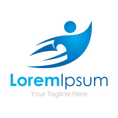 Süper adam inanılmaz iş formül başarı öğe simgeleri logo uçan