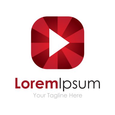 Kırmızı yıldız oyun düğme iş için pro oyuncu öğesi simgesi logo