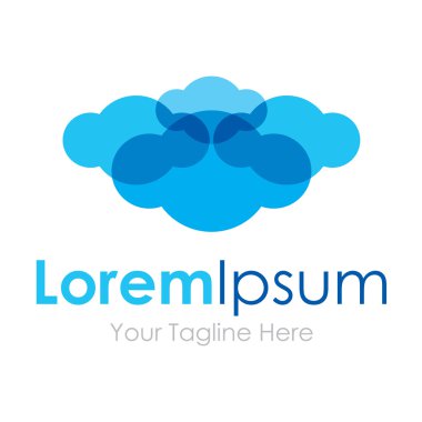 İş için başarı öğesi simgesi logo için büyük bir fırsat ile fırtına ve yağmur