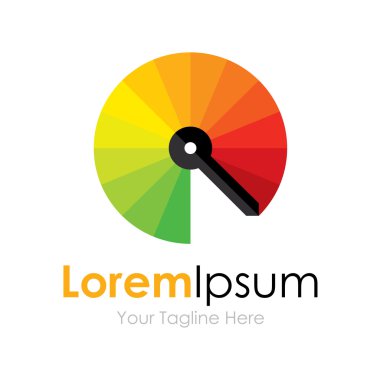 İş için palet spektrum arama kırmızı öğesi simgesi logo