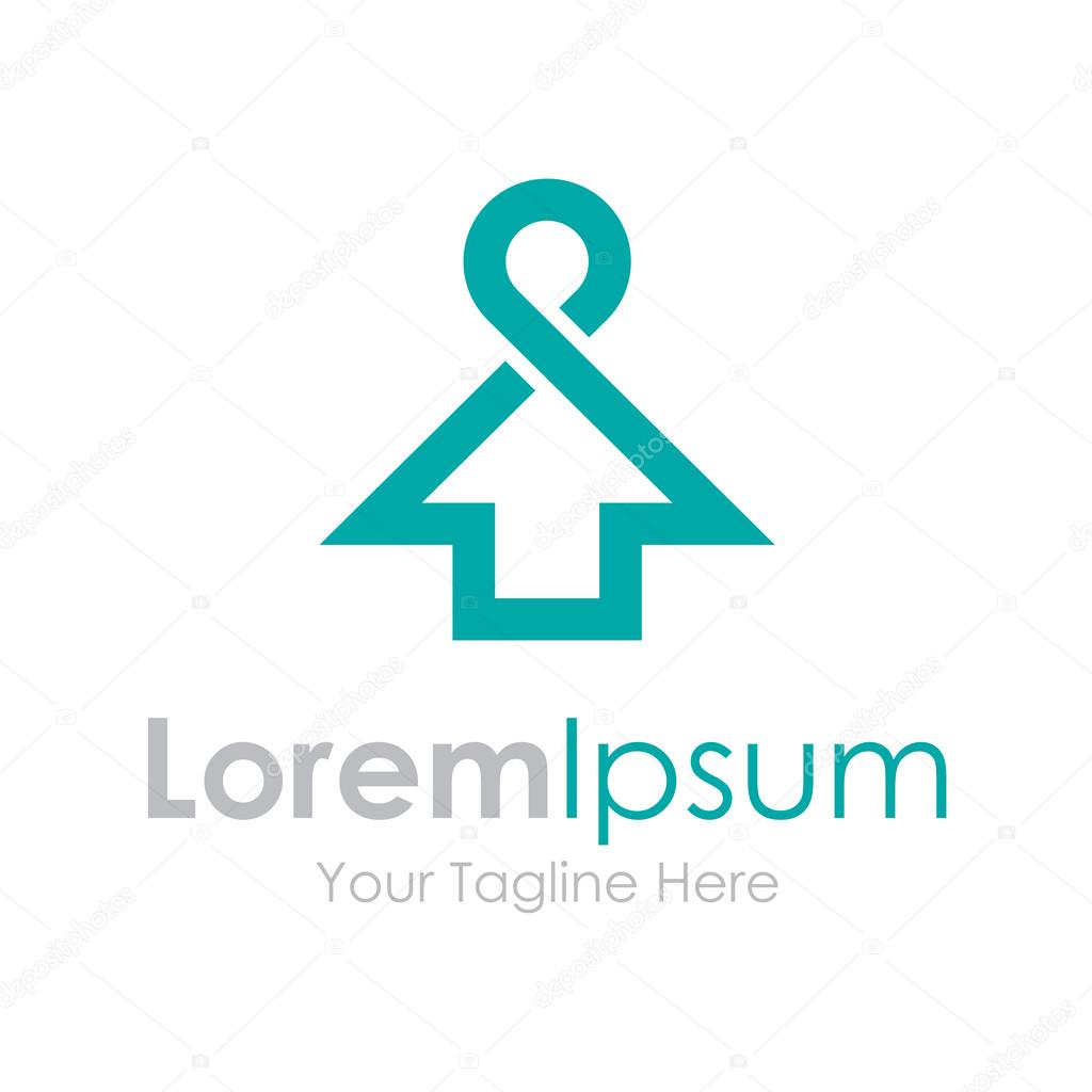 Human progress arrow up element icons business logo