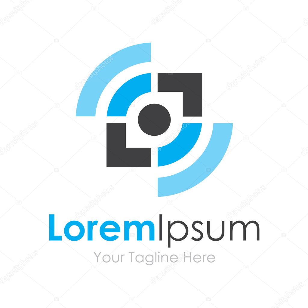 Eye sight start up element icons business logo