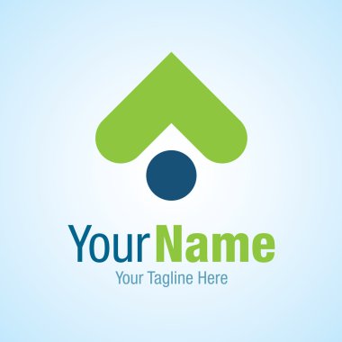 Yeşil ilerleme grafik tasarım logo simge kadar adım