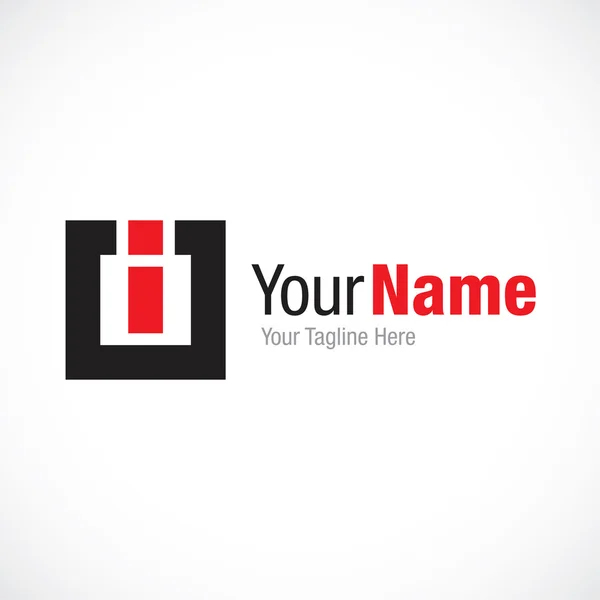 Ikonka logo firmy profesjonalny styl projektowania graficznego — Wektor stockowy