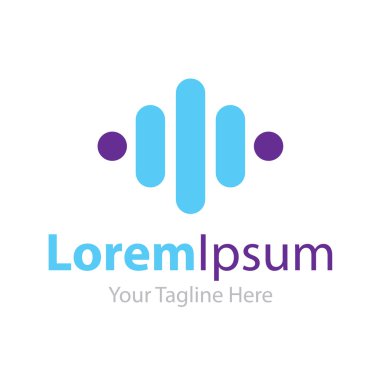 İki nokta radyo bağlantı basit iş kutsal kişilerin resmi logosu