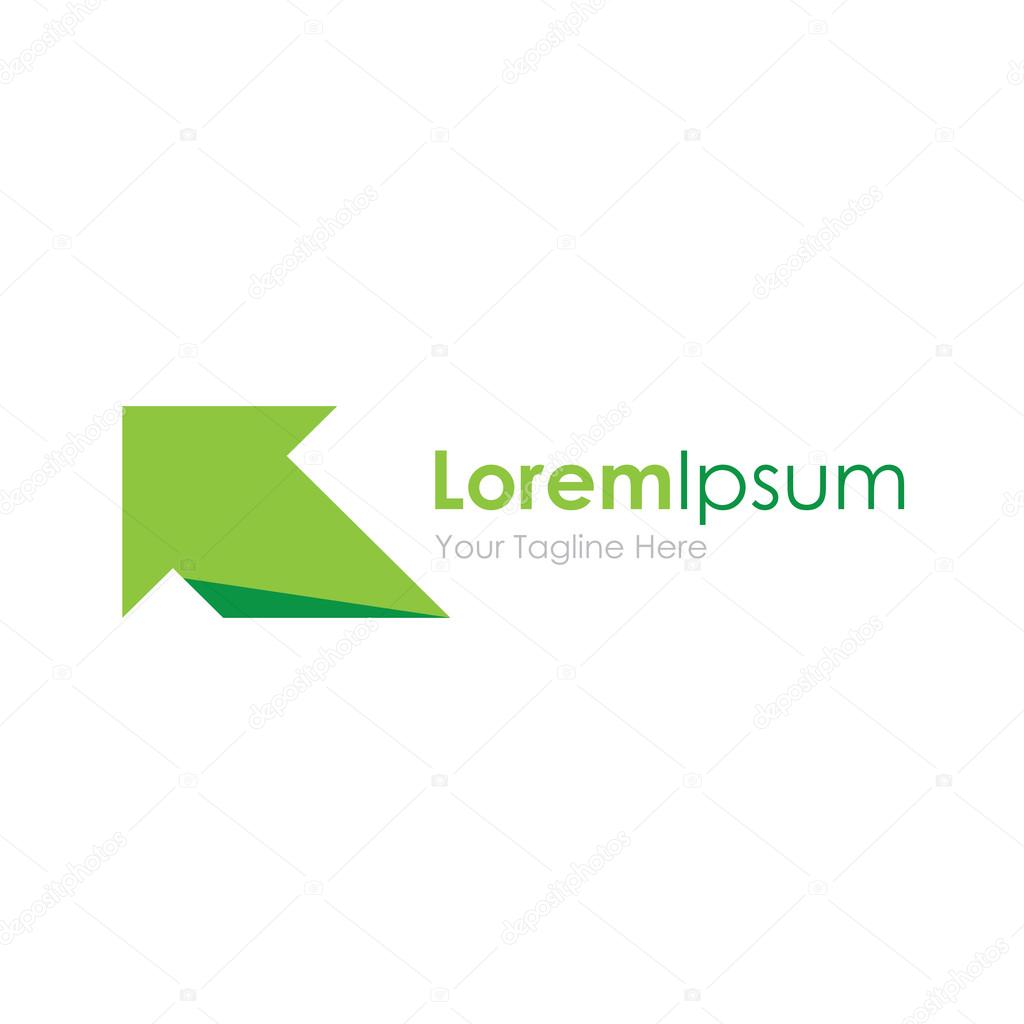 Arrow success pointing up simple business icon logo