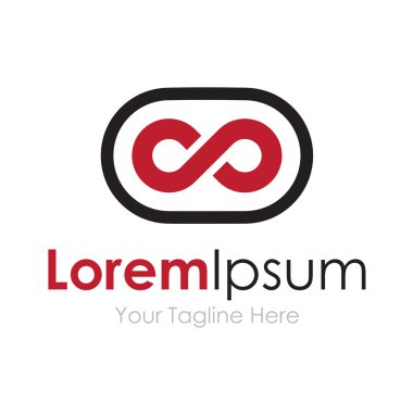 Sonsuz hayat hapı sembolü ilerleme basit iş simge logo