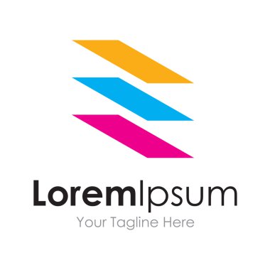 Renkli ilham plakaları ileride basit iş kutsal kişilerin resmi logosu