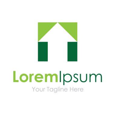 Projeksiyon basit iş simge logo yukarı iki tonlu ok