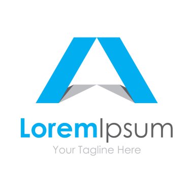 Mavi panelleri ok yukarı ilerleme basit iş kutsal kişilerin resmi logosu