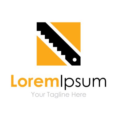 Kapalı fermuar şirin basit iş kutsal kişilerin resmi logosu