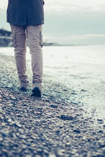 Une promenade sur le littoral — Photo