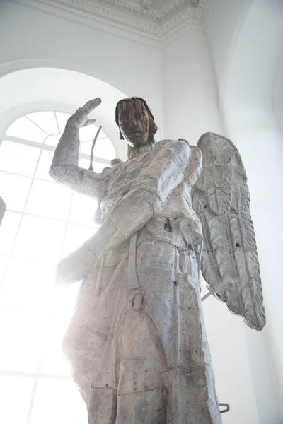 Sankt Petersburg Ryssland Augusti 2020 Närbild Historisk Skulptur Ängel Från — Stockfoto