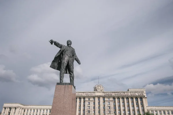 Sankt Petersburg Ryssland Augusti 2020 Monument Över Lenin Moskva Torget — Stockfoto