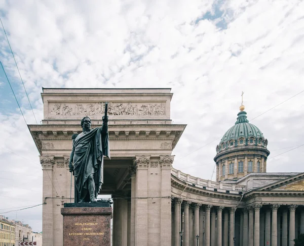 São Petersburgo, Rússia, 22 de agosto de 2020: Monumento a Mikhail Kutuzov. — Fotografia de Stock