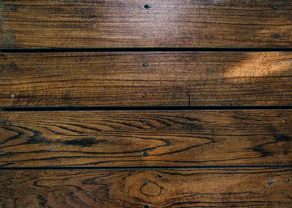 The texture of the boards on the bench. — Stock Photo, Image