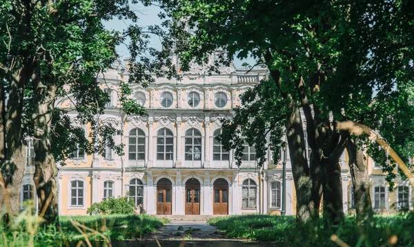 Znamenka parkından Prens Nikolai Nikolaevich 'in sarayına giden yol.. — Stok fotoğraf