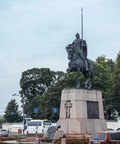 Anıt, Meydan ve Sokak adını Alexander Nevsky 'den almıştır.. — Stok fotoğraf