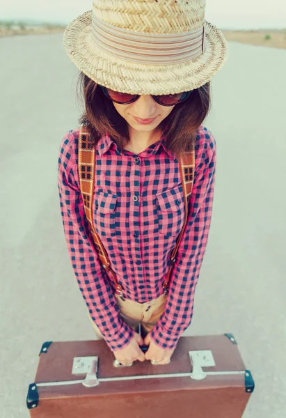 Turista mujer — Foto de Stock