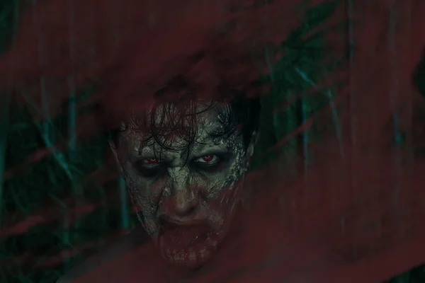 Schrecklicher Zombie-Mann — Stockfoto