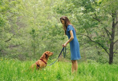 Labrador Park'ta güzel bir kadınla