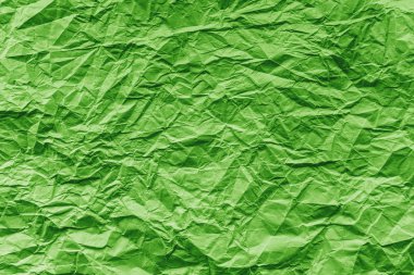 Yeşil buruşuk kağıt