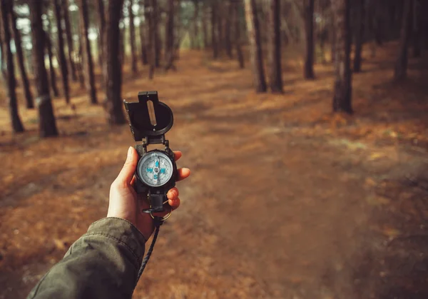 Pusula ile yön arama kadın