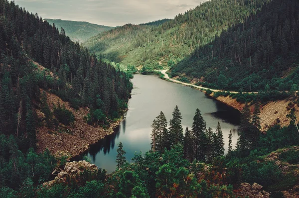 Lago de montaña en verano — Foto de Stock