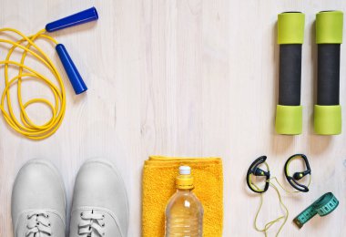Fitness sınıfı için aksesuarlar