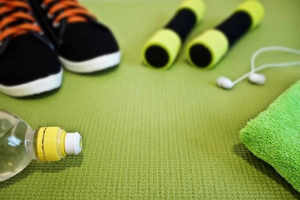 Accessories for fitness class — Stock Photo, Image