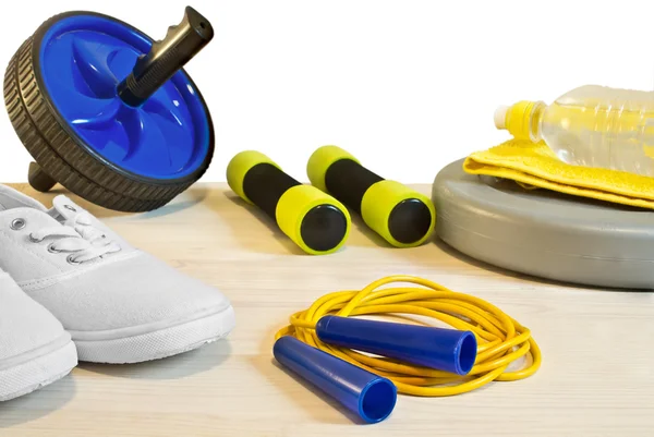 Sports equipment for fitness — Stock Photo, Image