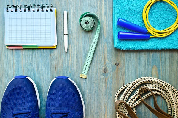 Accessoires voor fitness klassen — Stockfoto