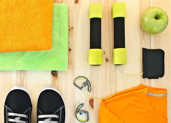 Accessories for fitness classes — Stock Photo, Image