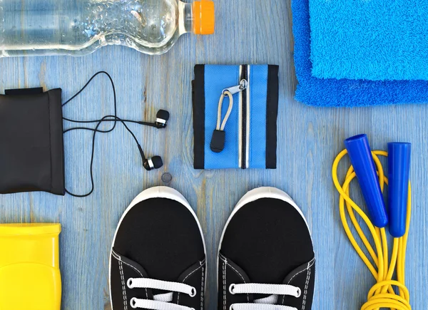 Accessoires voor fitness klassen. — Stockfoto